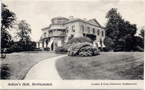 Ashlyn's Hall, Berkhampsted, purchased in 1801